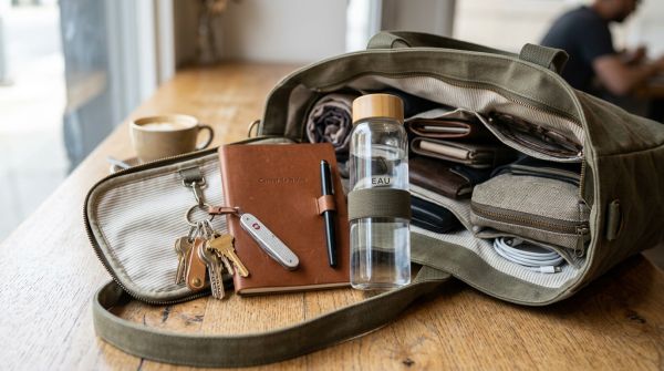 Clés, carnet, bouteille : organiser un grand sac sans rien perdre