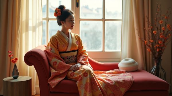 Pourquoi le kimono japonais a trouvé sa place dans les dressings français