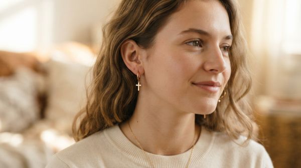 Top tendances: Les boucles d'oreilles croix à adopter désormais